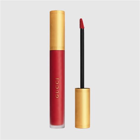 gucci rouge à lèvres voile lipstick in 25 goldie red|gucci lipstick 25 goldie.